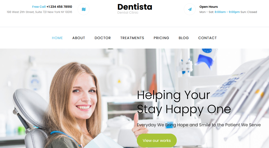 eighth template design