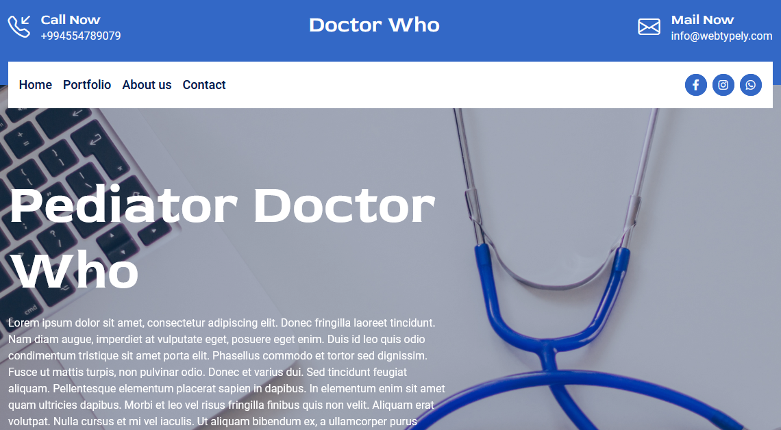 fifth template design